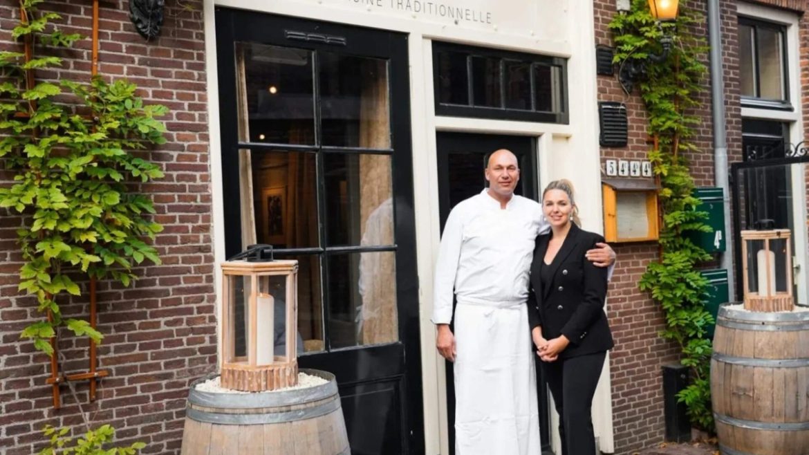 Al na een jaar krijgt Sidney Heinze met zijn restaurant By Sidney in Loenen aan de Vecht een Michelinster