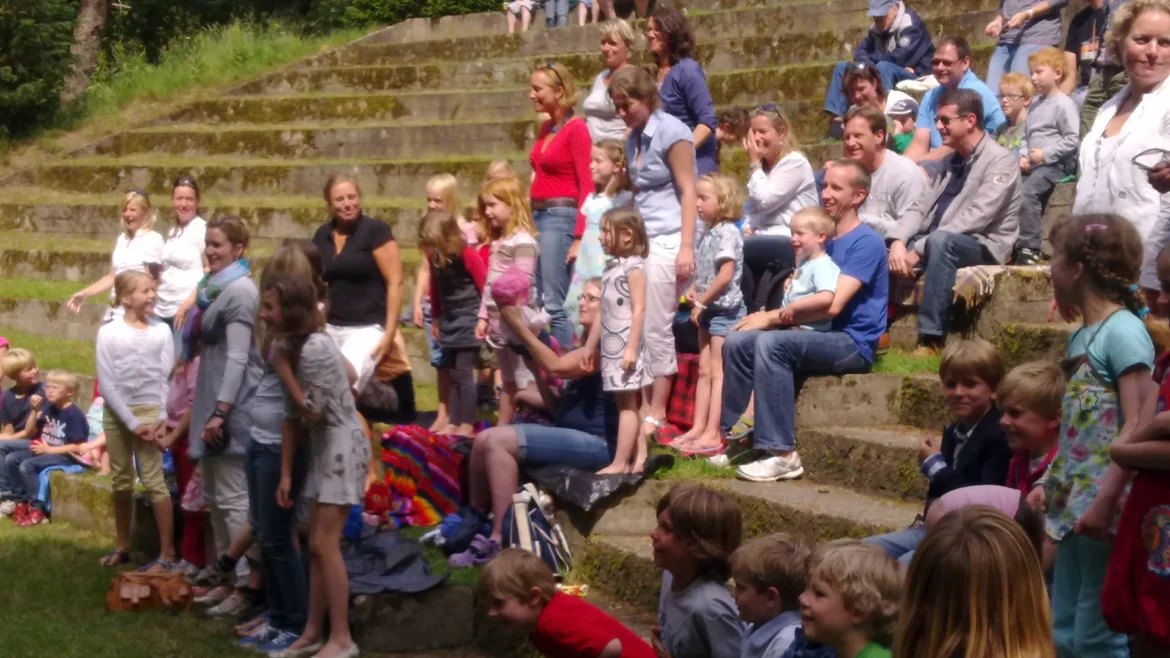 Kindervoorstelling over Mozart in Goois Openluchttheater in Eemnes