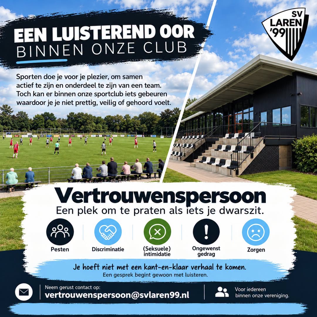 Vertrouwenspersoon SV Laren’99