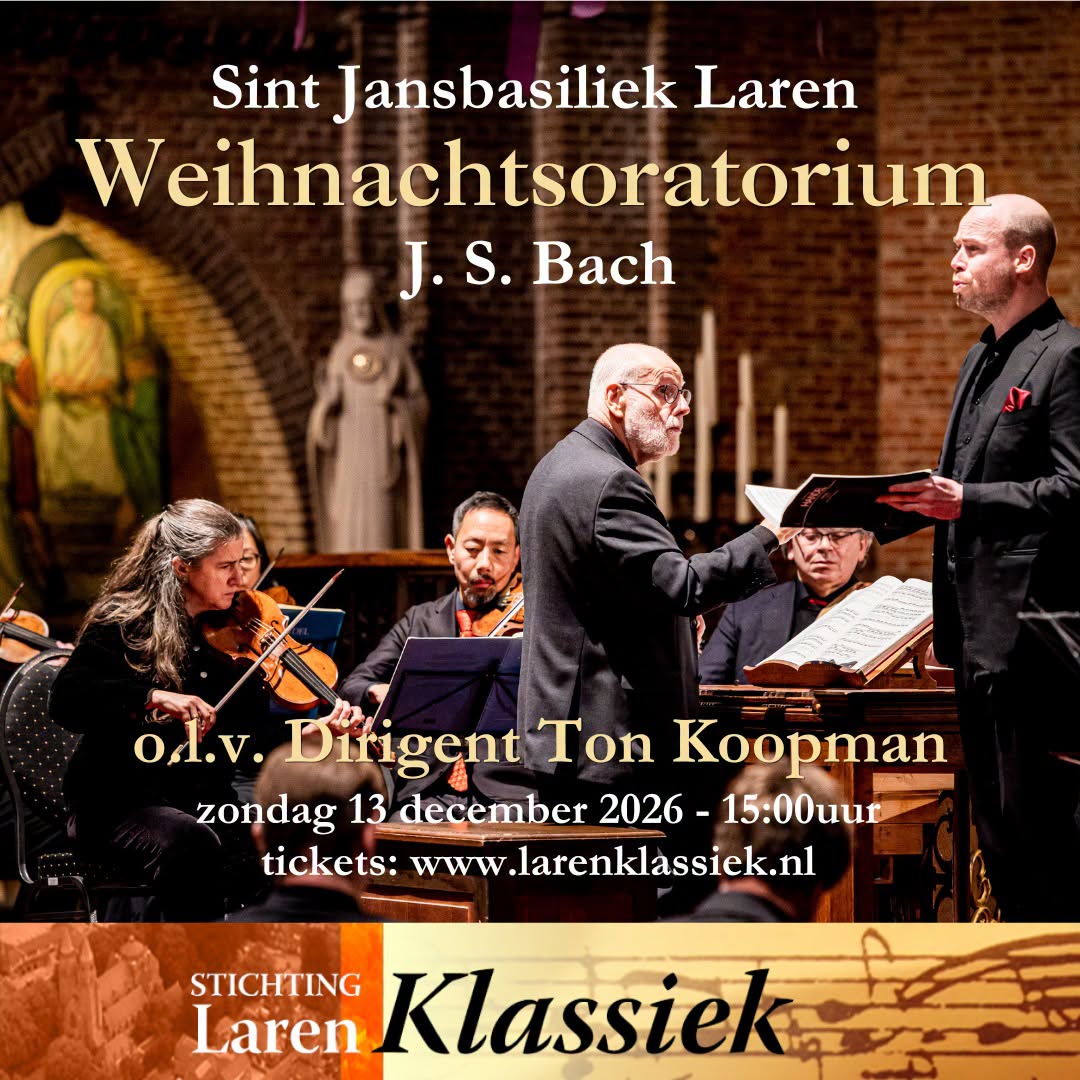 Kaartverkoop Weihnachtsoratorium in St.Jansbasiliek 13 december 15.00 uur