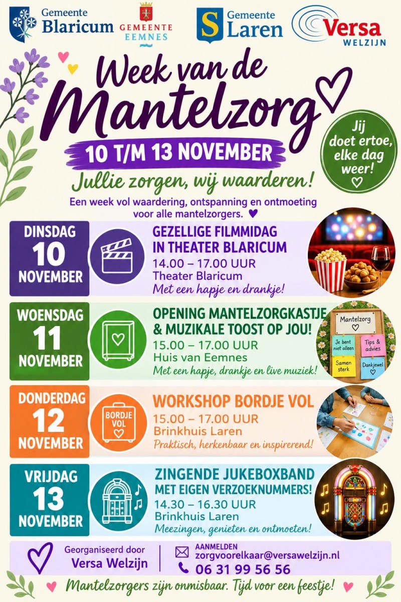 Dag van de Mantelzorg – 10 november 2026