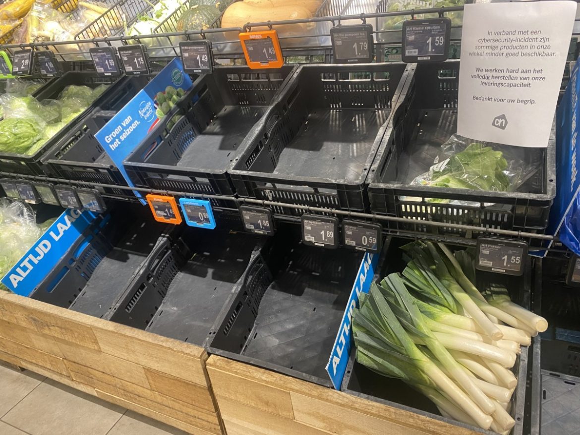 Distributie Albert Heijn ‘in de loop van de dag’ weer opgestart