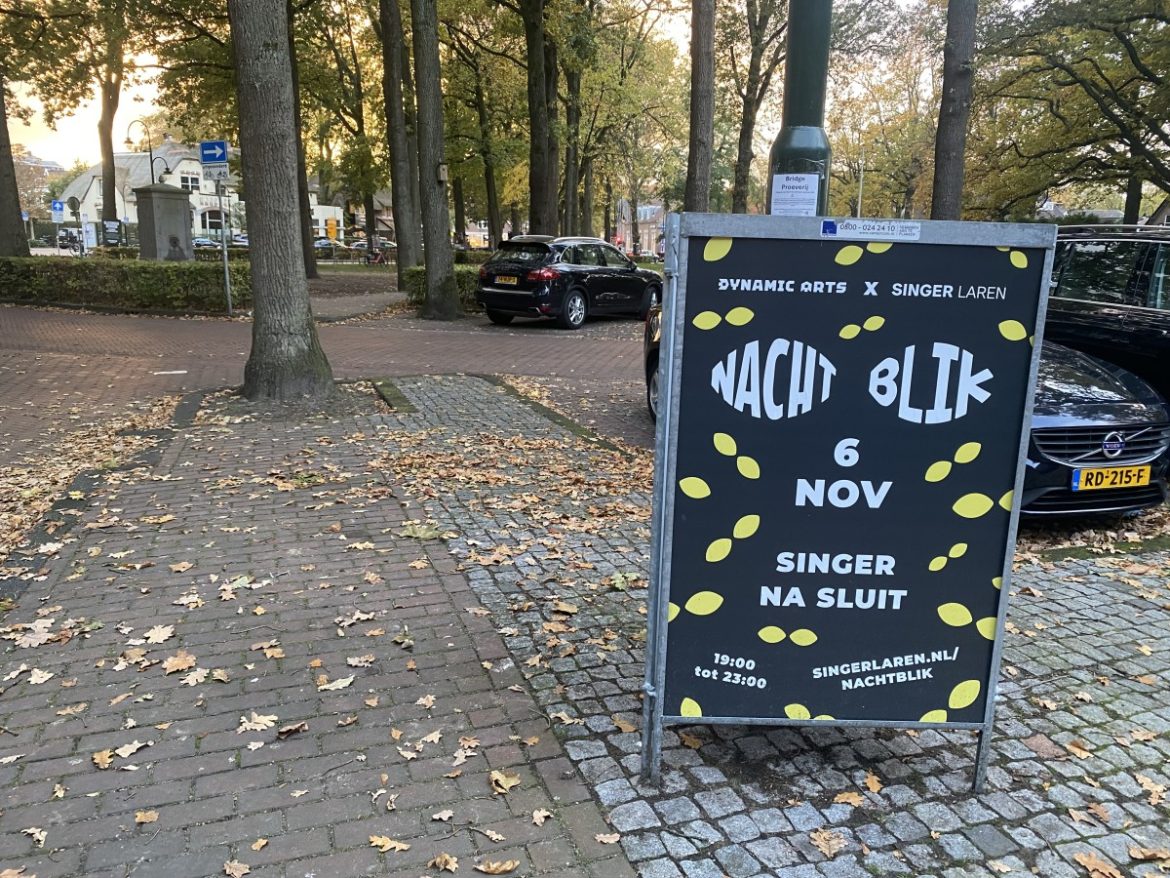 6 nov. Nachtblik met Dynamic arts en Singer in  Singer Laren