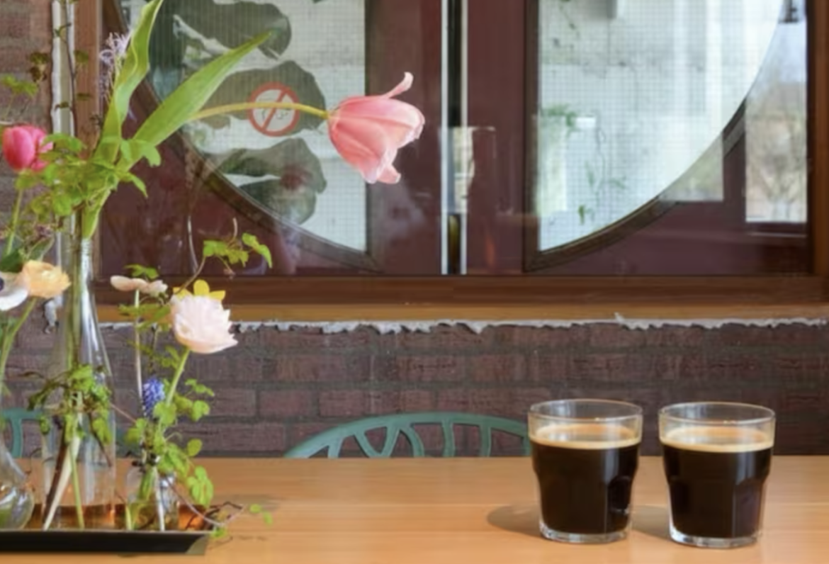 Koffie met Karin bij De Groene Afslag