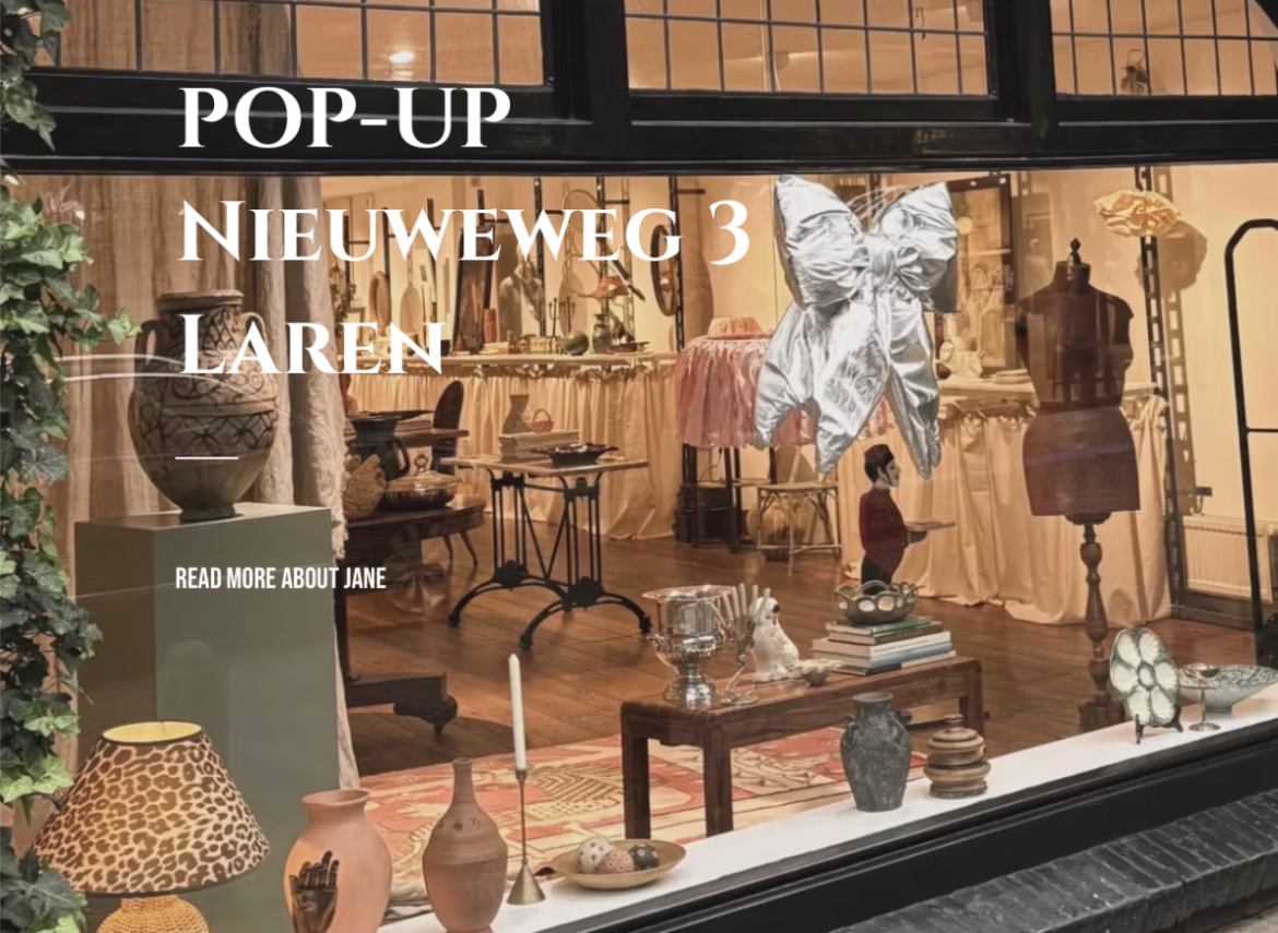 Nieuwe vintage interieurwinkel JANE in Laren.