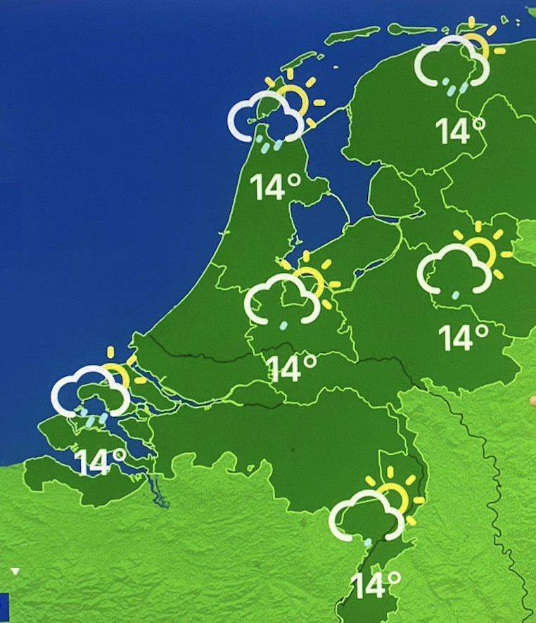Wisselvallig herfstweer laat zich zien: 14 graden